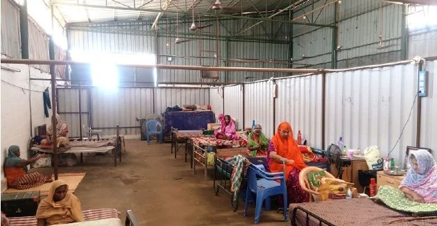 Women's elderly care facility at Destitute Care Trust Vaniyambadi - Separate accommodation for female residents