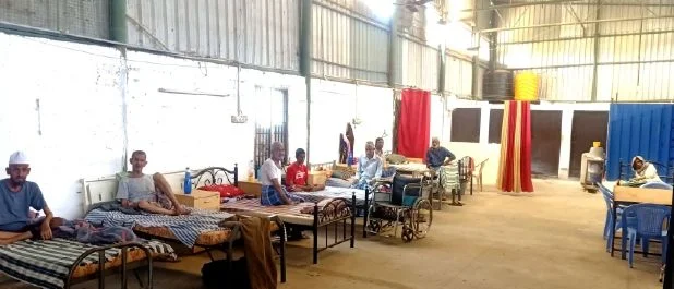 Men's elderly care facility at Destitute Care Trust Vaniyambadi - Separate accommodation for male residents